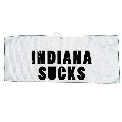 Indiana Sucks Large Microfiber Waffle Golf Towel