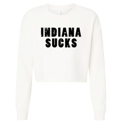 Indiana Sucks Cropped Pullover Crew