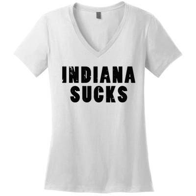 Indiana Sucks Women's V-Neck T-Shirt