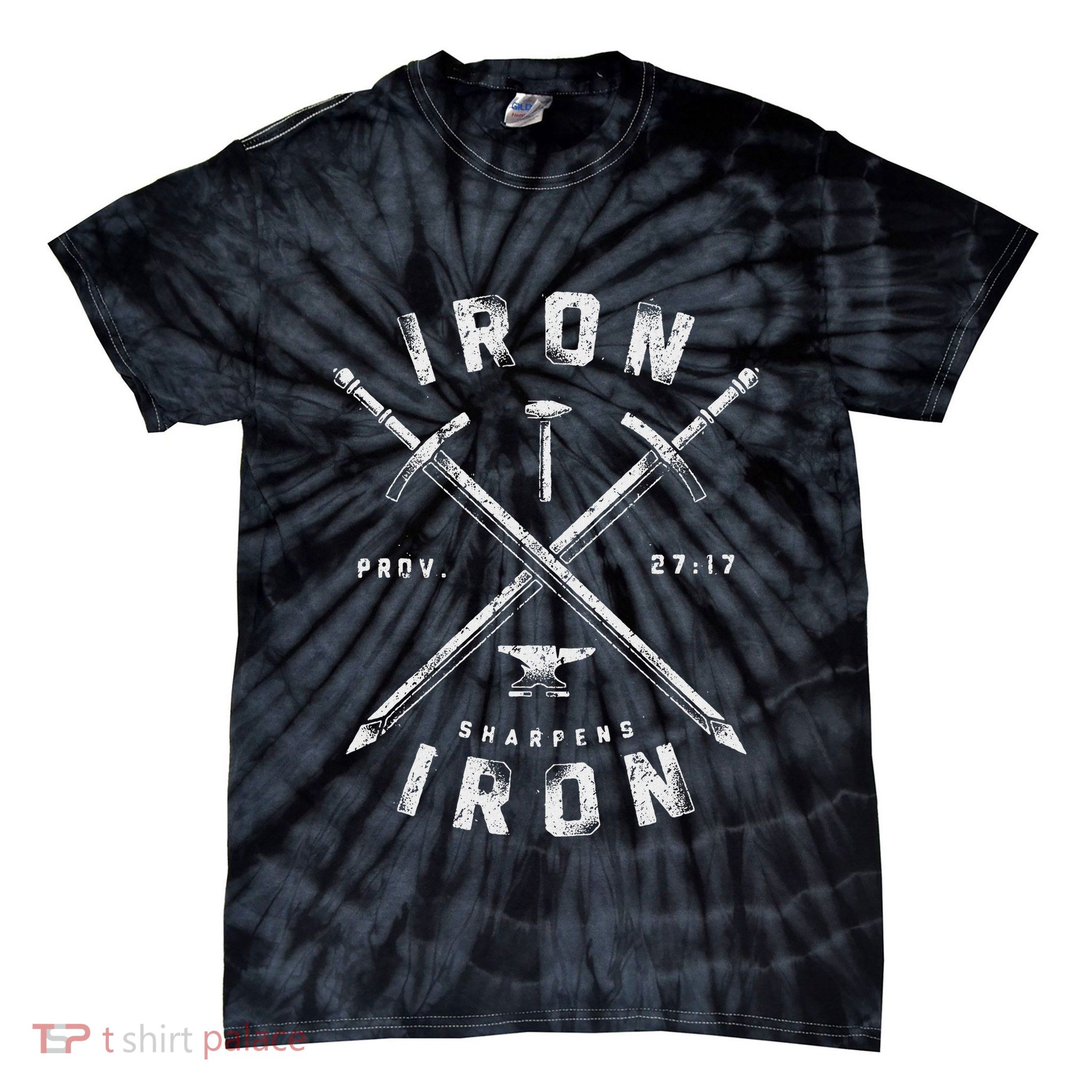 Iron Sharpens Iron Athletic Tie-Dye T-Shirt