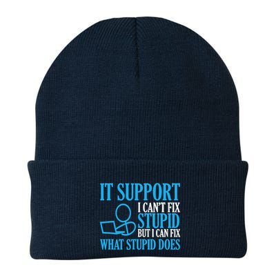 It Support I CanT Fix Stupid Design For Computer Techs Beanie