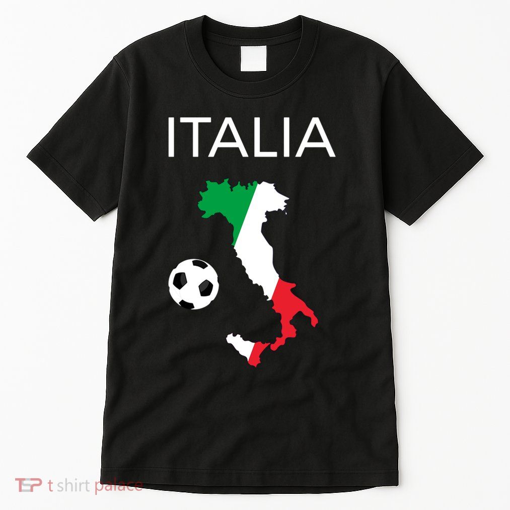 Italy Soccer Italia Forza Azzurri Italian Flag Long Sleeve Tall T-Shirt