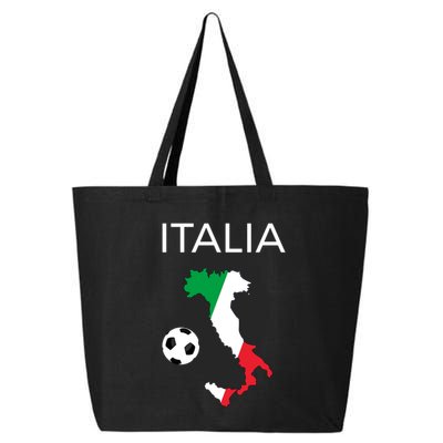 Italy Soccer Italia Forza Azzurri Italian Flag Long Sleeve 25L Jumbo Tote