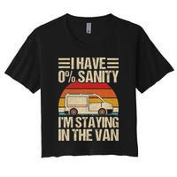 IM Staying In Tha Van Phasmophobia Women's Crop Top Tee