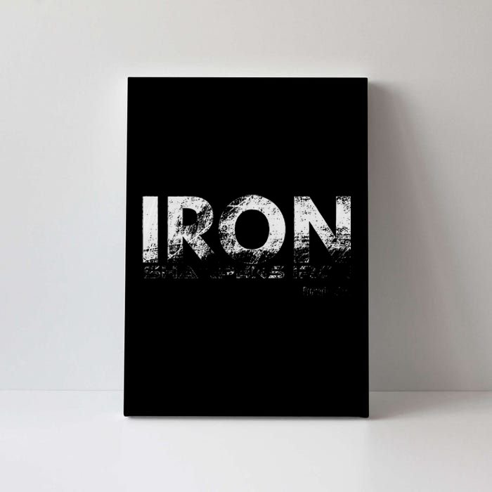 Iron Sharpens Iron Canvas