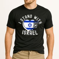 I Support Israel I Stand With Israel Heart Israeli Flag Cooling Performance Crew T-Shirt