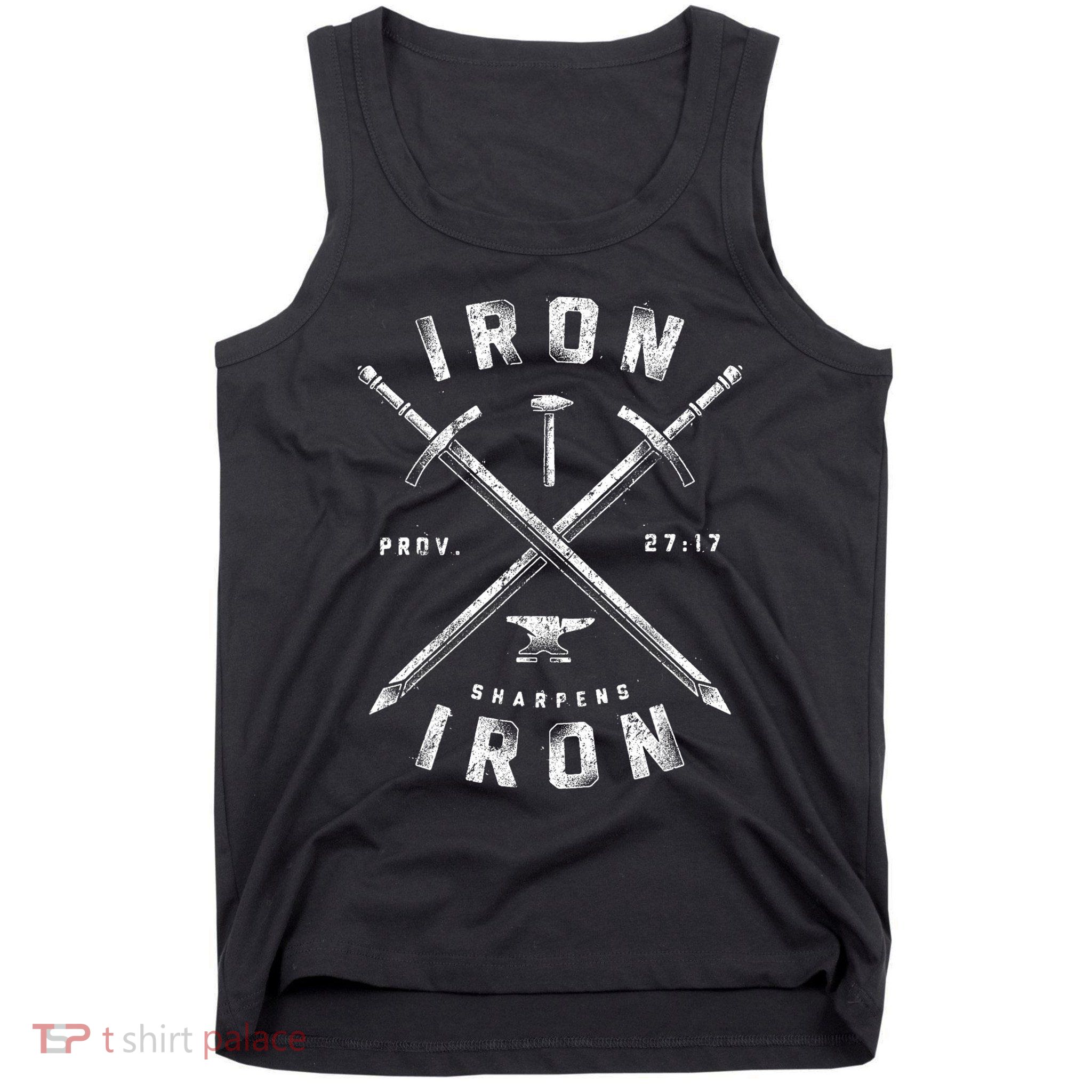 Iron Sharpens Iron Men Women Athletic Tank Top