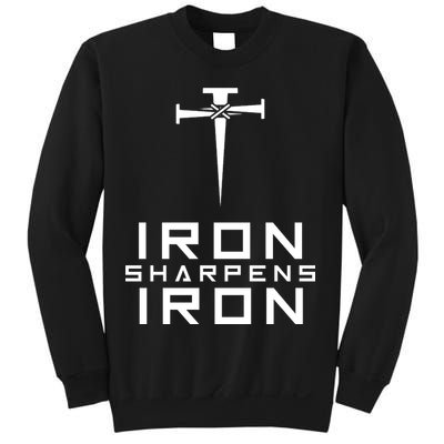 Iron Sharpens Iron Christian Faith Sweatshirt