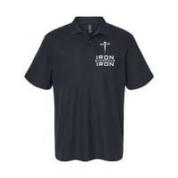 Iron Sharpens Iron Christian Faith Polo