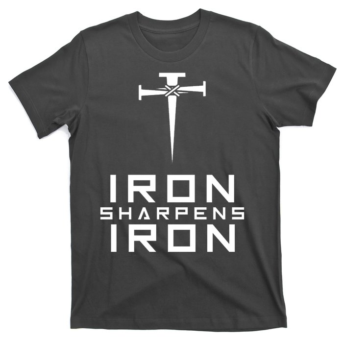 Iron Sharpens Iron Christian Faith T-Shirt