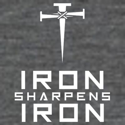 Iron Sharpens Iron Christian Faith T-Shirt