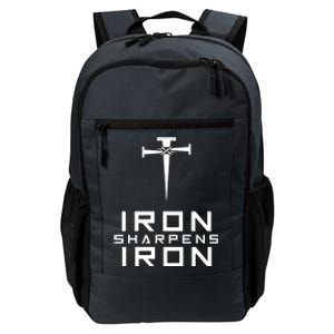 Iron Sharpens Iron Christian Faith Daily Commute Backpack