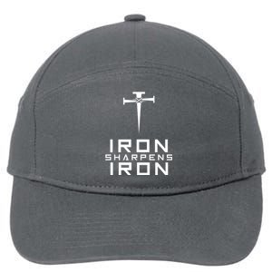 Iron Sharpens Iron Christian Faith 7-Panel Snapback Hat