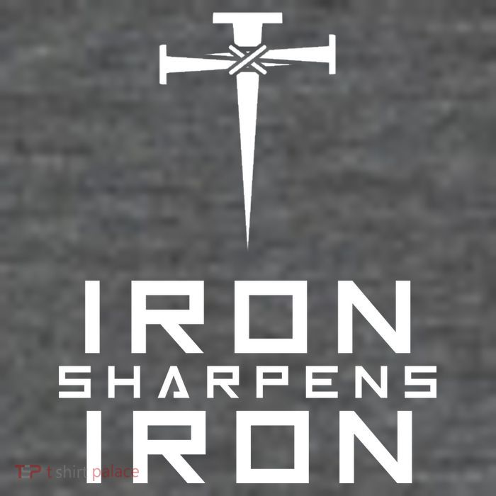 Iron Sharpens Iron Christian Faith Flat Bill Trucker Hat