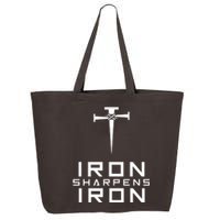 Iron Sharpens Iron Christian Faith 25L Jumbo Tote