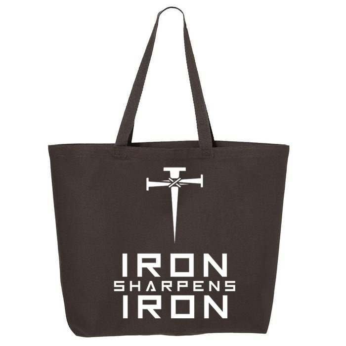 Iron Sharpens Iron Christian Faith 25L Jumbo Tote