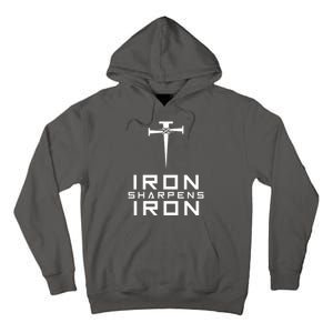 Iron Sharpens Iron Christian Faith Tall Hoodie