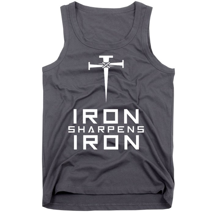 Iron Sharpens Iron Christian Faith Tank Top