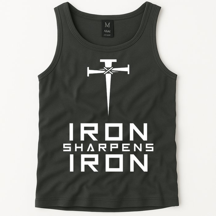 Iron Sharpens Iron Christian Faith Tank Top