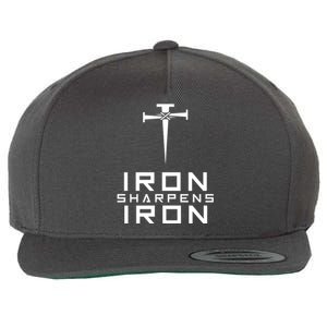 Iron Sharpens Iron Christian Faith Wool Snapback Cap