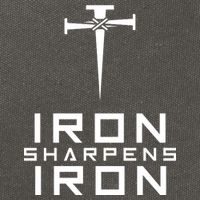 Iron Sharpens Iron Christian Faith Cotton Canvas Backpack