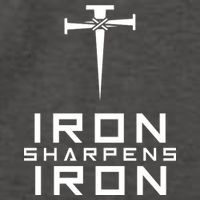 Iron Sharpens Iron Christian Faith Vector Backpack