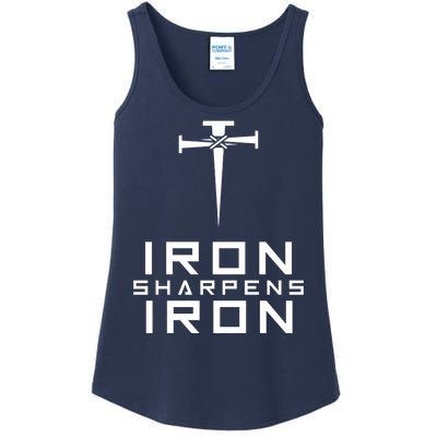 Iron Sharpens Iron Christian Faith Ladies Essential Tank