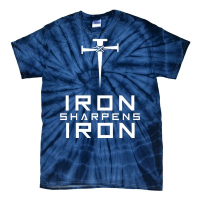 Iron Sharpens Iron Christian Faith Tie-Dye T-Shirt