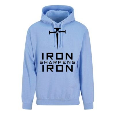 Iron Sharpens Iron Christian Faith Unisex Surf Hoodie