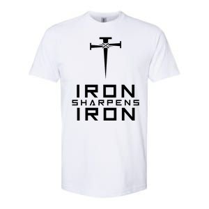 Iron Sharpens Iron Christian Faith Softstyle CVC T-Shirt