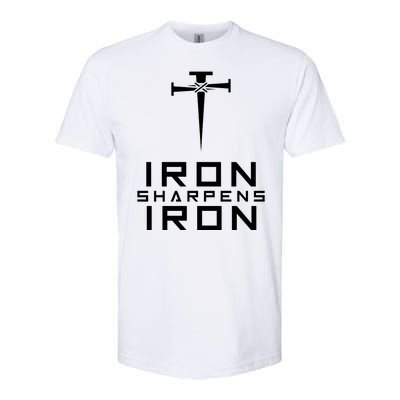 Iron Sharpens Iron Christian Faith Softstyle® CVC T-Shirt