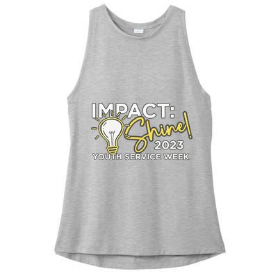 Impact Shine Ladies PosiCharge Tri-Blend Wicking Tank