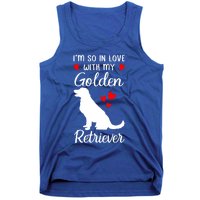 I'm So In Love With My Golden Retriever Valentines Day Gift Tank Top