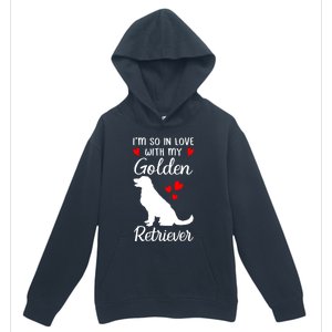 I'm So In Love With My Golden Retriever Valentines Day Gift Urban Pullover Hoodie