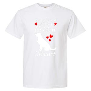 I'm So In Love With My Golden Retriever Valentines Day Gift Garment-Dyed Heavyweight T-Shirt