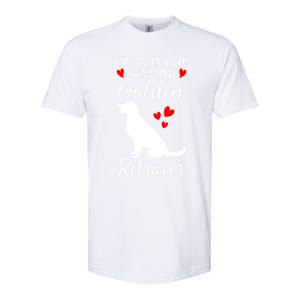 I'm So In Love With My Golden Retriever Valentines Day Gift Softstyle CVC T-Shirt