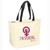 IM Speaking Zip Tote Bag