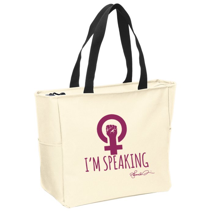 IM Speaking Zip Tote Bag