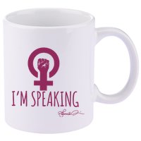 IM Speaking 11oz C Handle Ceramic Mug