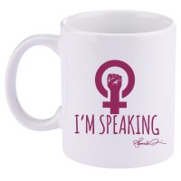 IM Speaking 11oz C Handle Ceramic Mug