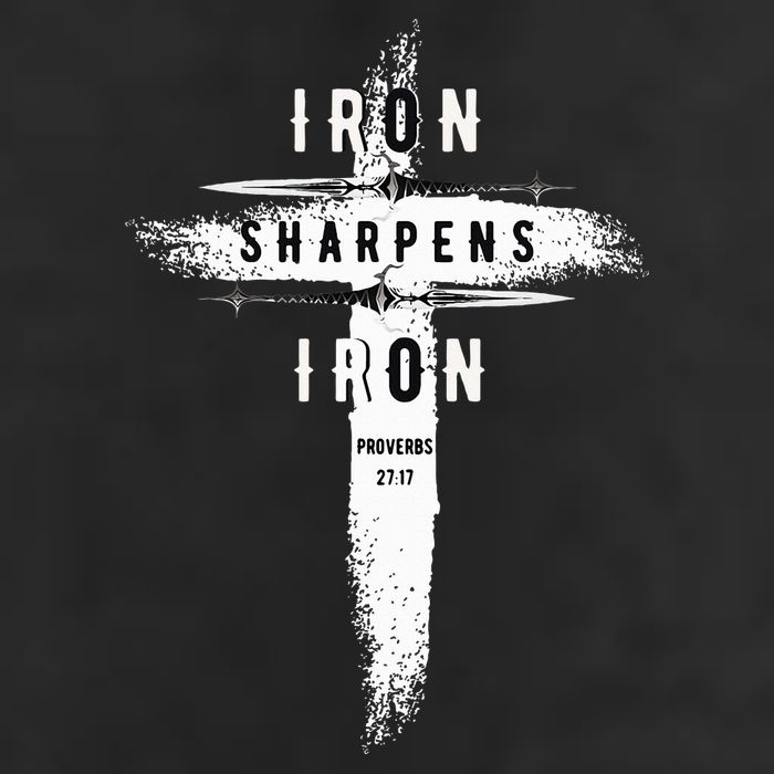 Iron Sharpens Iron Proverbs 2717 Christian Cool Comfort Performance Bucket Hat