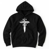 Iron Sharpens Iron Proverbs 2717 Christian Hoodie