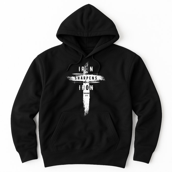 Iron Sharpens Iron Proverbs 2717 Christian Hoodie