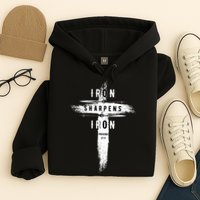 Iron Sharpens Iron Proverbs 2717 Christian Hoodie