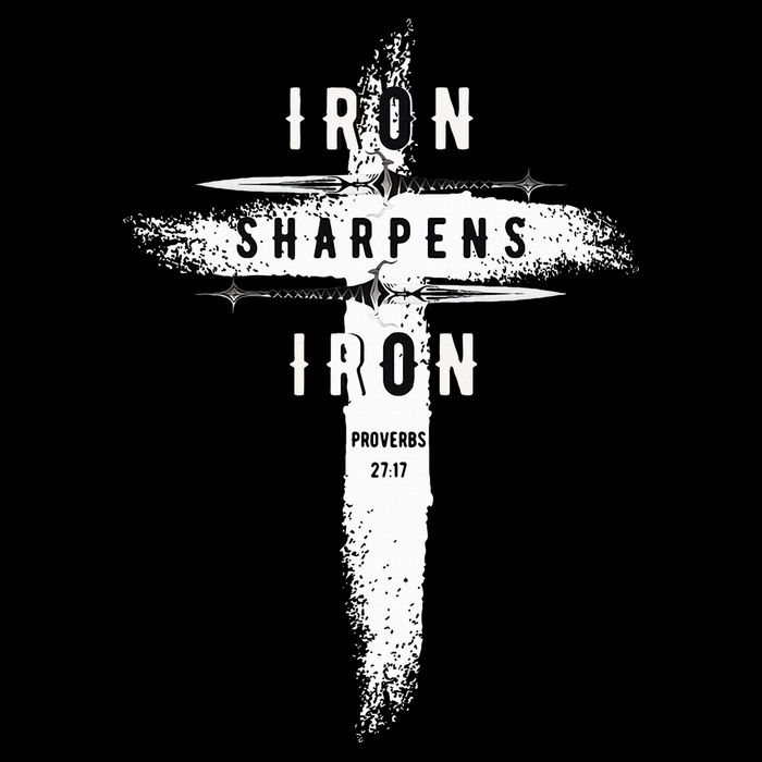 Iron Sharpens Iron Proverbs 2717 Christian Hoodie