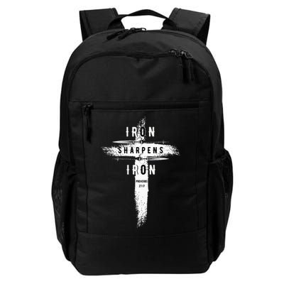 Iron Sharpens Iron Proverbs 2717 Christian Backpack