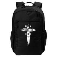 Iron Sharpens Iron Proverbs 2717 Christian Backpack