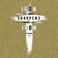 Iron Sharpens Iron Proverbs 2717 Christian Garment-Dyed Women's Muscle Tee