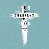 Iron Sharpens Iron Proverbs 2717 Christian Sueded Cloud Jersey T-Shirt