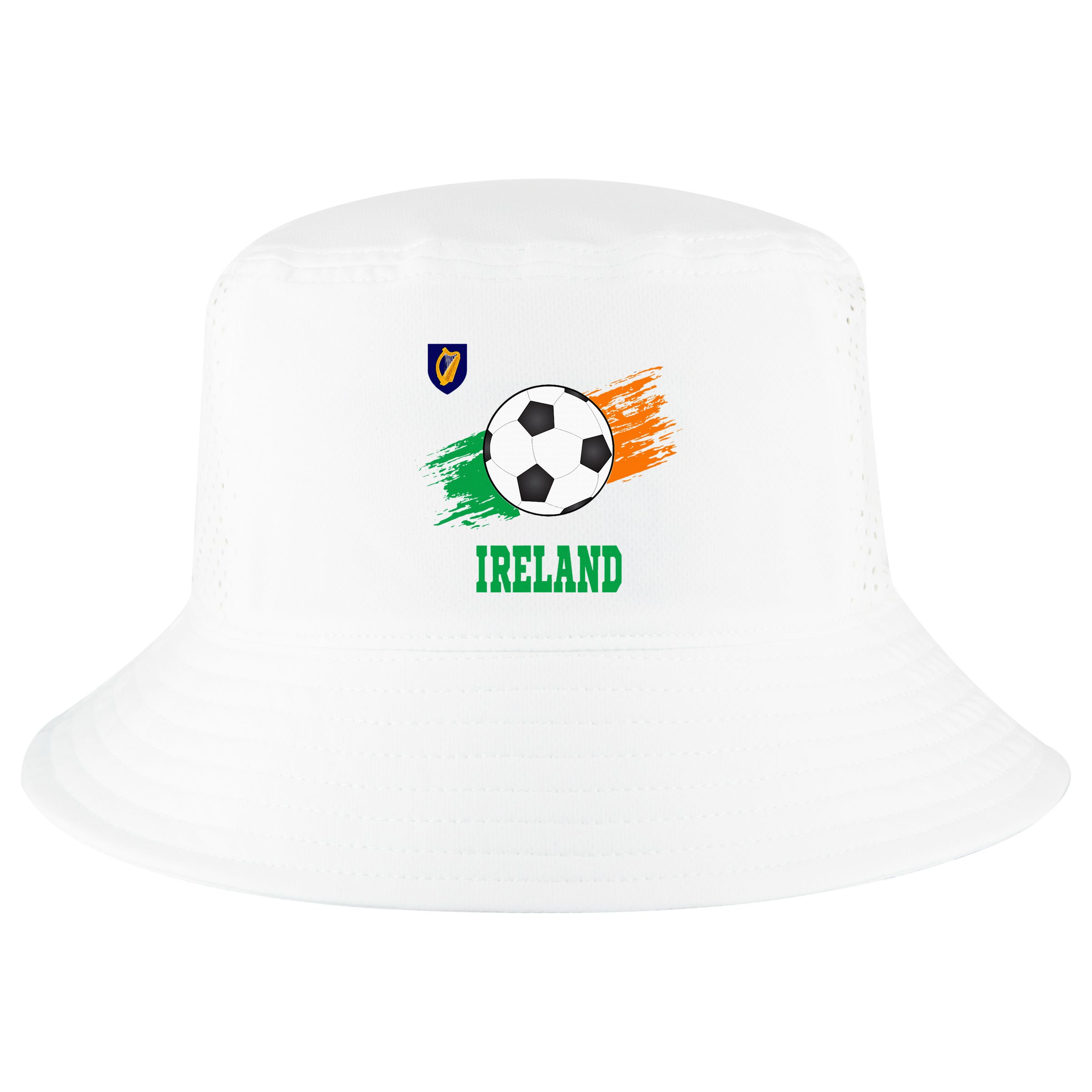Ireland Soccer Irish Football Ireland Futbol Cool Comfort Performance Bucket Hat